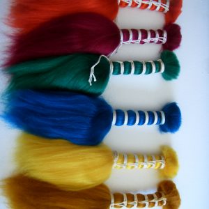 Dyed yak hair