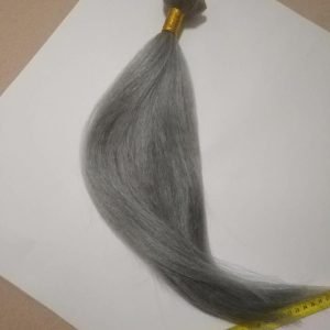 Dyed yak hair weft