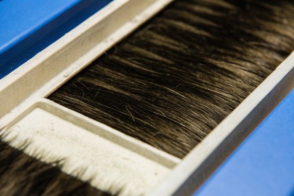 Hair fibers macro Extreme close macro photography of hair fibers (ID#2)