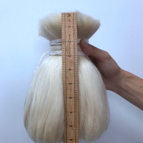 washed yak body hair 20cm